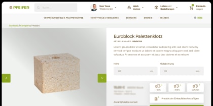 Pfeifer B2B Portal, photo 4