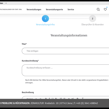 Jena Eventplattform, photo 1