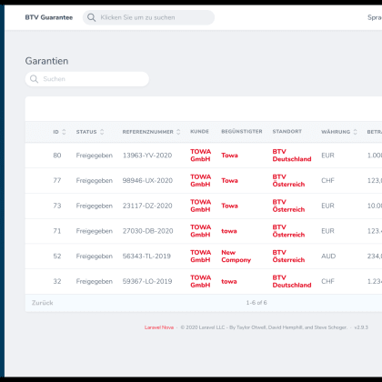 BTV Garantieportal, photo 1