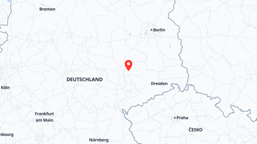 Map of the job locations