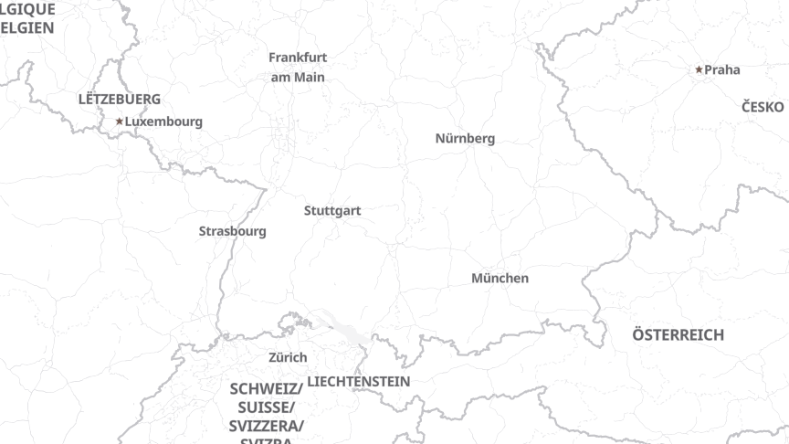 Map of the job locations