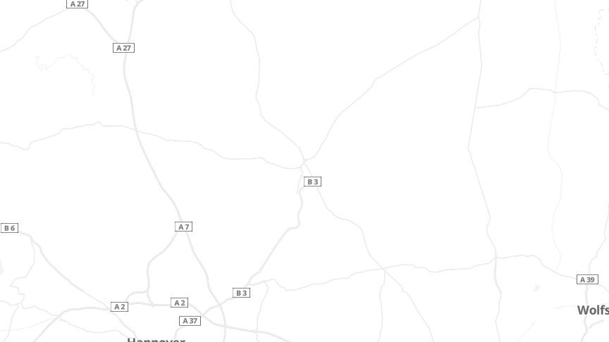 Map of the job locations
