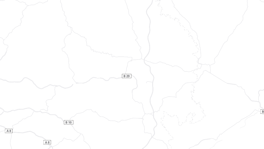 Map of the job locations