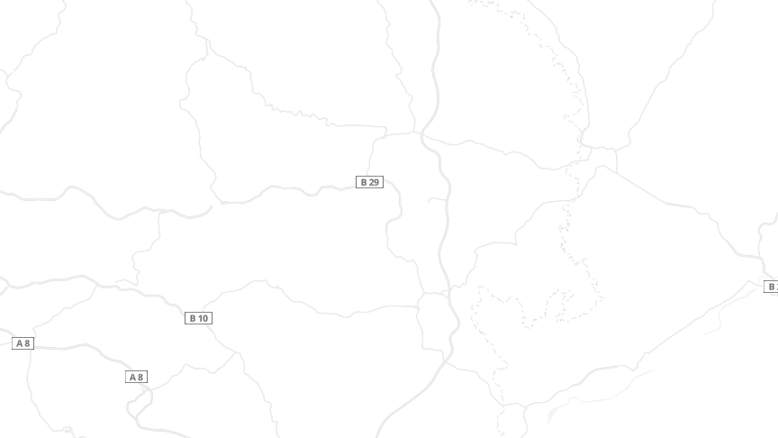Map of the job locations