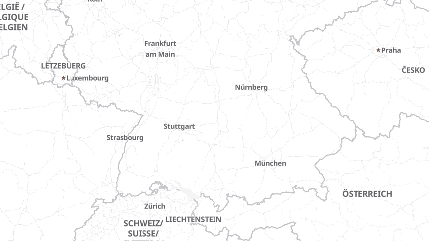 Map of the job locations