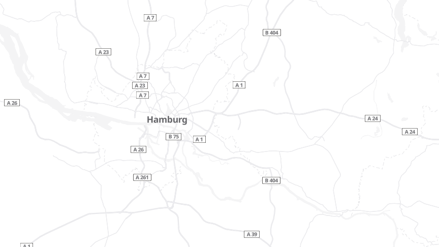 Map of the job locations