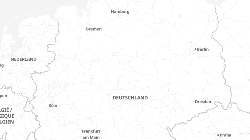 Map of the locations of DOS Software-Systeme GmbH