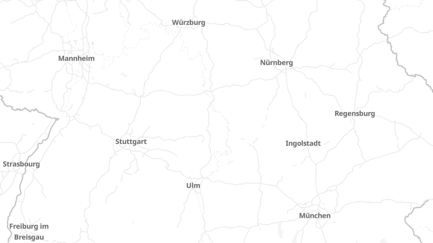 Map of the job locations