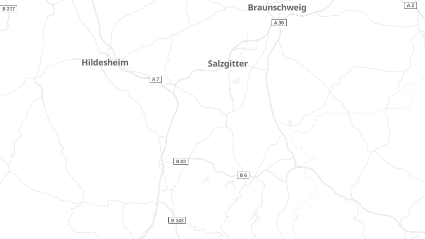Map of the job locations