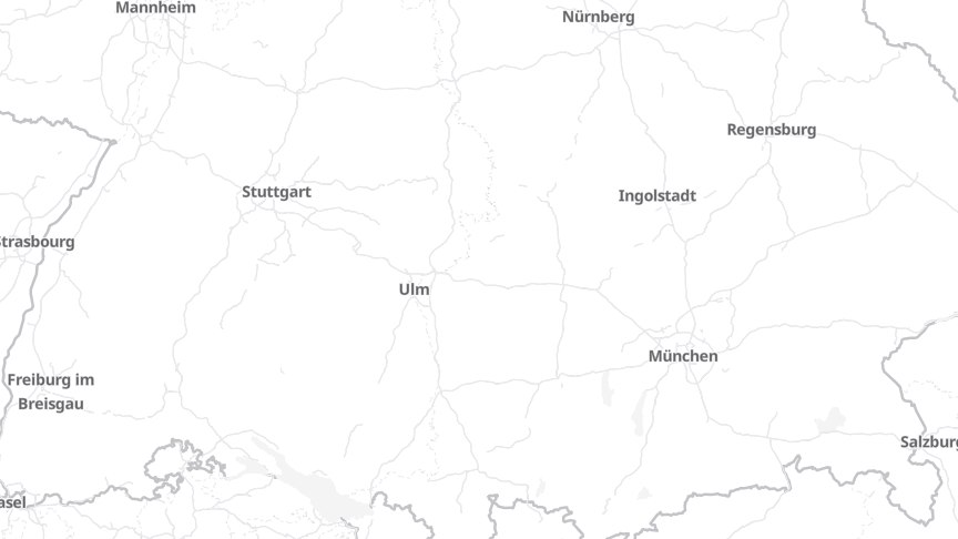 Map of the job locations