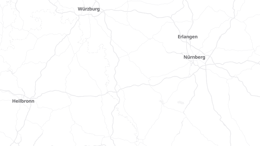 Map of the job locations