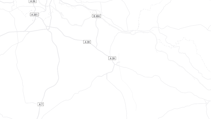 Map of the job locations