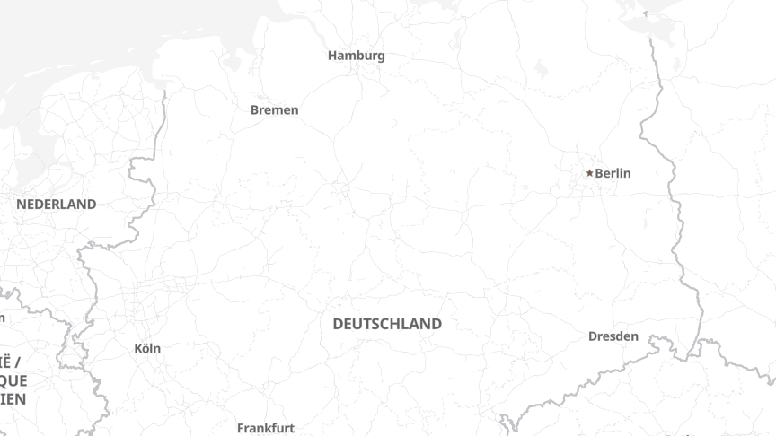 Map of the locations of v. Bodelschwinghsche Stiftungen Bethel
