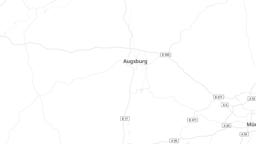 Map of the job locations