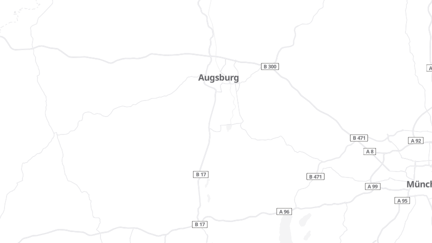 Map of the job locations