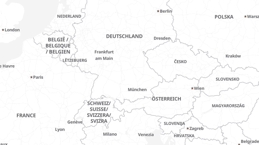Map of the locations of XiTrust Secure Technologies GmbH (Graz, Austria)