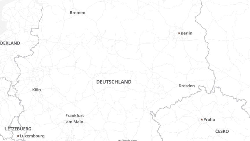 Map of the job locations