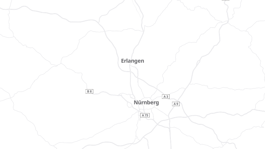 Map of the job locations