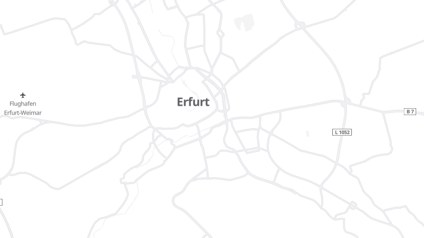 Map of the job locations