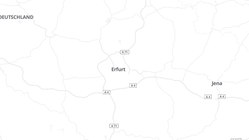 Map of the job locations
