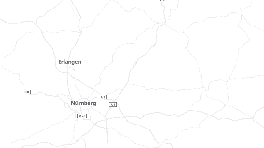 Map of the job locations