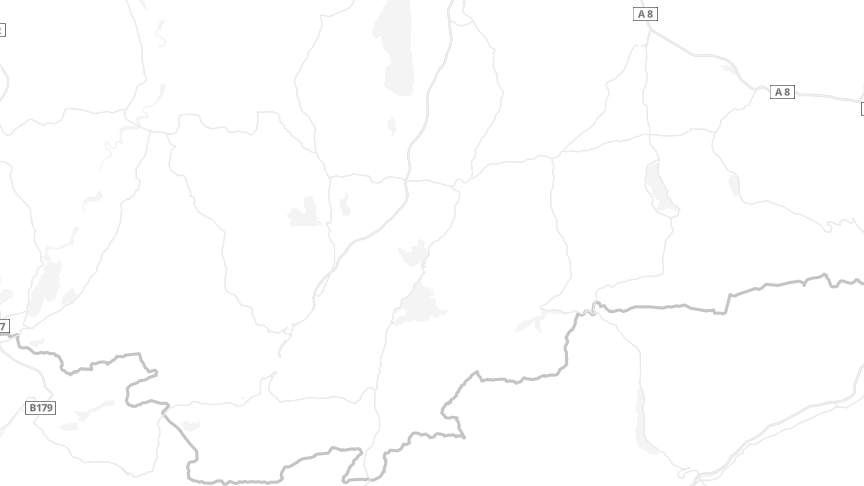 Map of the job locations