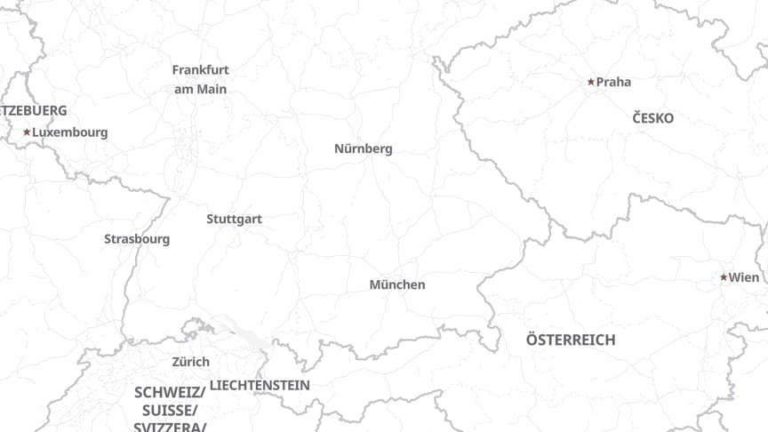 Map of the job locations