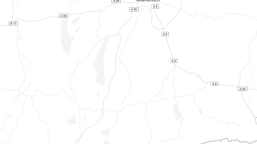 Map of the job locations