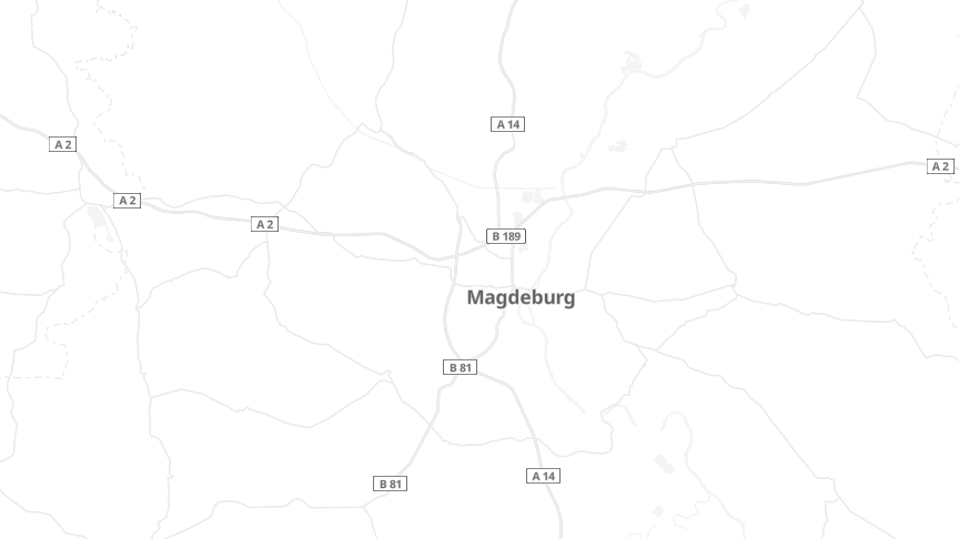 Map of the job locations