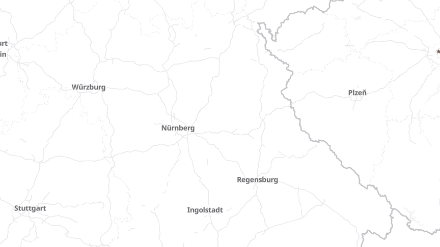 Map of the job locations