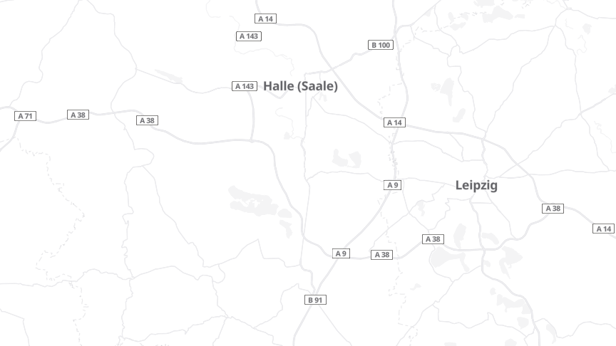 Map of the job locations