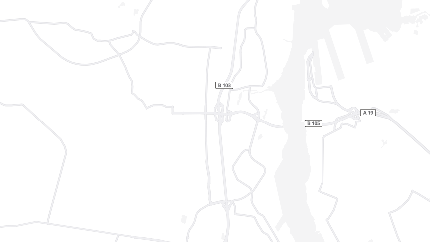 Map of the job locations