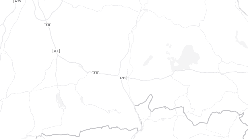 Map of the job locations