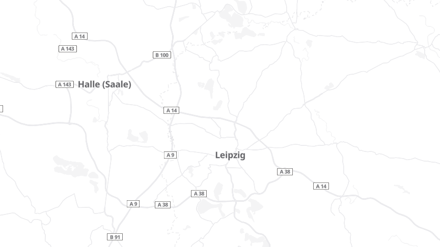 Map of the job locations