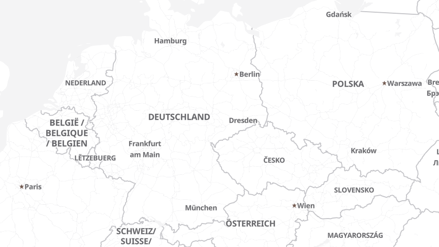 Map of the locations of GetAway Group GmbH