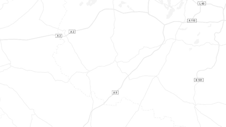 Map of the job locations
