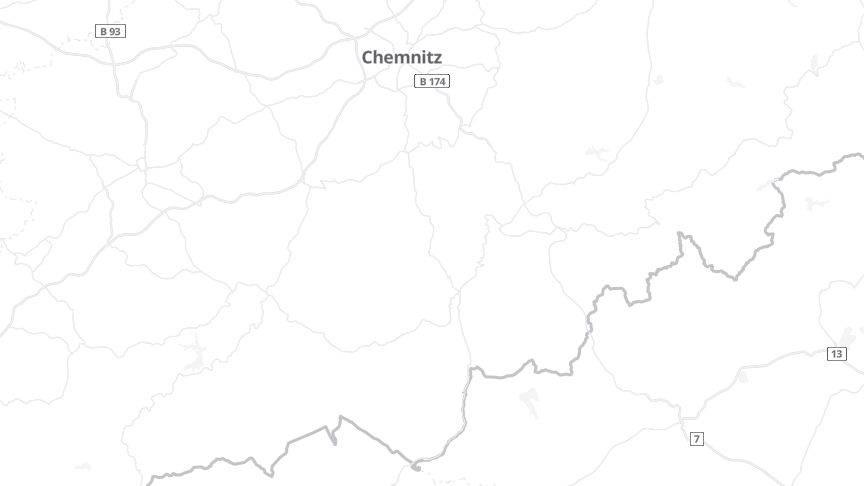 Map of the job locations