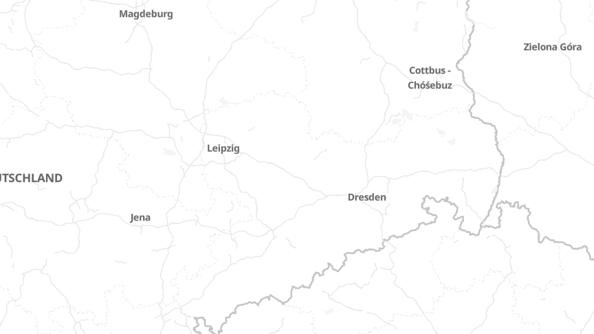 Map of the job locations