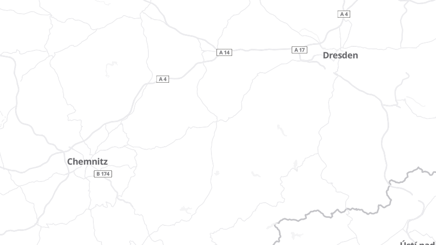 Map of the job locations