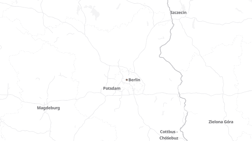 Map of the job locations