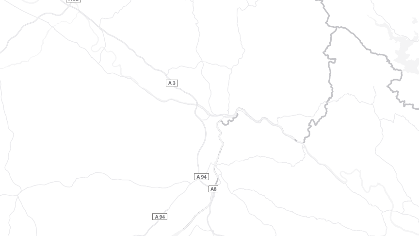 Map of the job locations