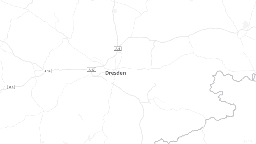Map of the job locations