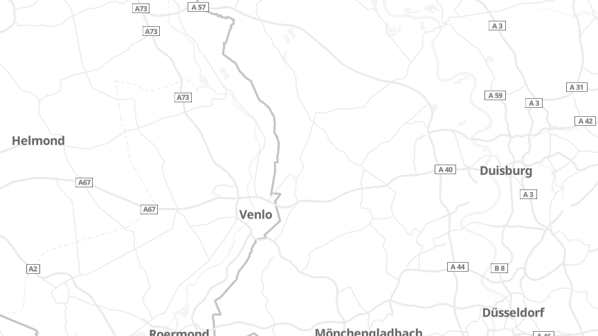 Map of the job locations