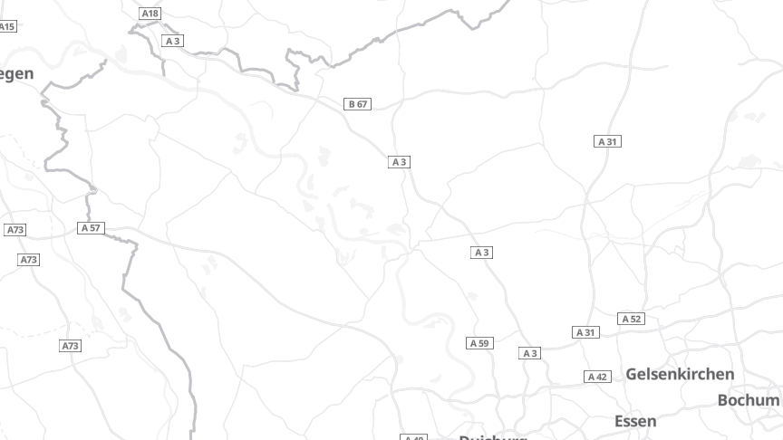 Map of the job locations