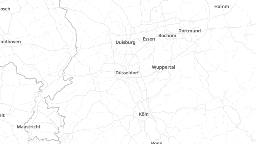Map of the job locations