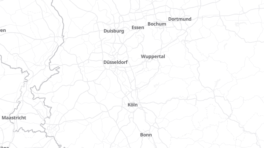 Map of the job locations