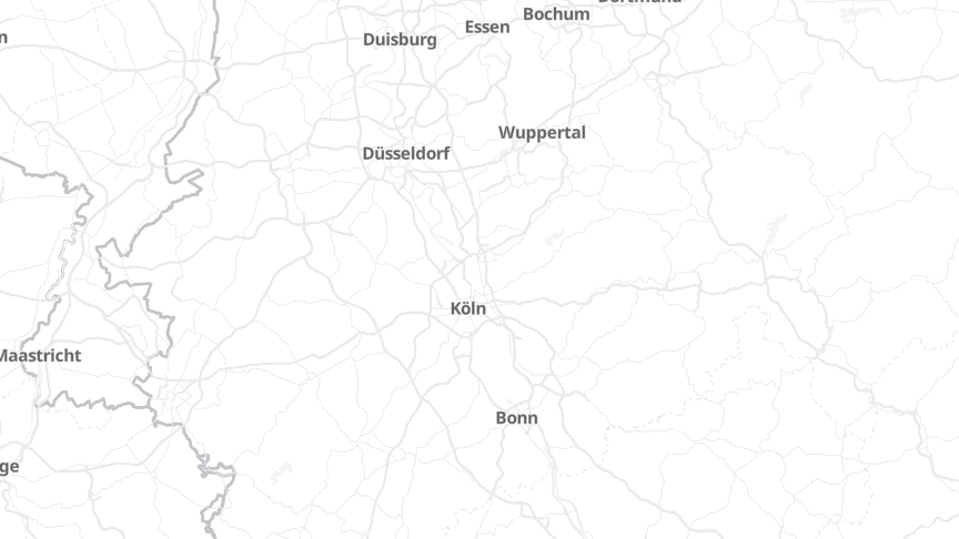 Map of the job locations