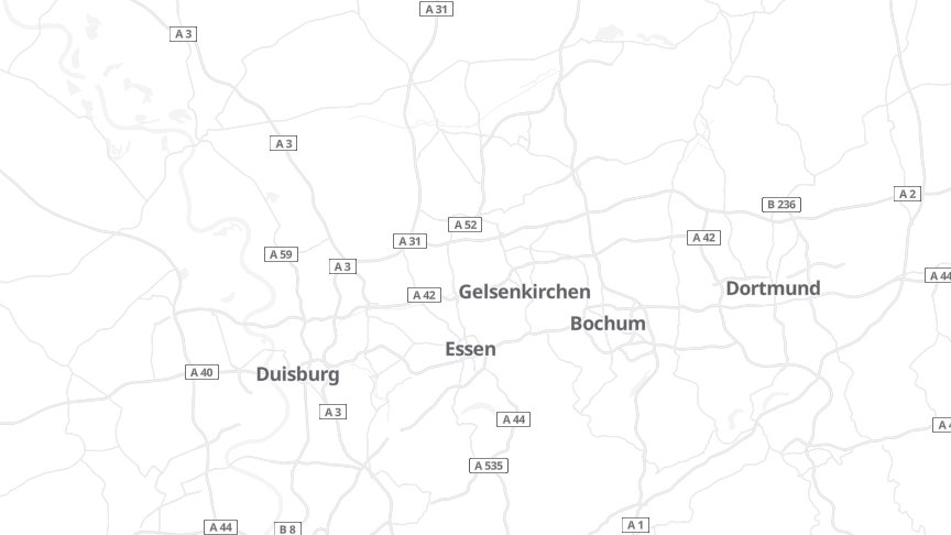 Map of the job locations