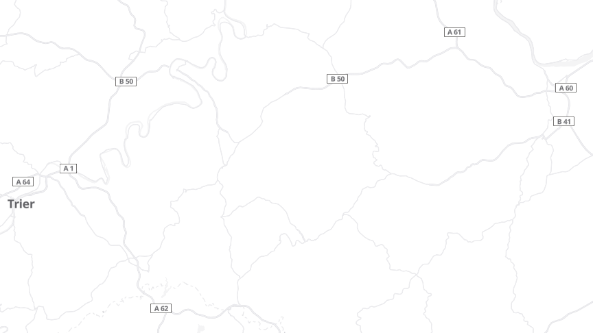 Map of the job locations