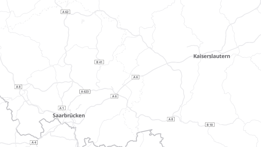 Map of the job locations